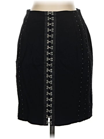Dolce & Gabbana Black Hook and Eye Skirt (view 1)