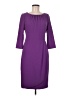 L.K. Bennett Solid Purple Cocktail Dress Size 6 - photo 1