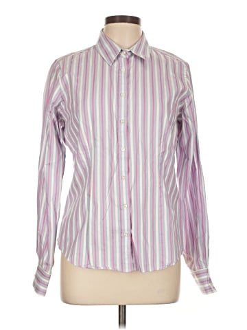 Thomas Pink Long Sleeve Button-Down Shirt (view 1)