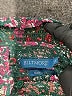 Biltmore 100% Polyester Floral Green Long Sleeve Blouse Size XS - photo 7