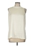 Vince. 100% Polyester Ivory Sleeveless Blouse Size L - photo 1
