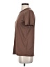 Daisy Solid Brown Short Sleeve T-Shirt Size S - photo 5