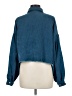 Shein Teal Denim Jacket Size 6 - photo 2