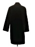 BCBGMAXAZRIA 100% Cotton Solid Black Coat Size S - photo 2