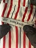 Zara Basic Stripes Red 3/4 Sleeve Button-Down Shirt Size XS - photo 7