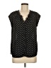 Daniel Rainn 100% Polyester Polka Dots Black Sleeveless Blouse Size M - photo 1