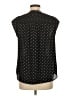 Daniel Rainn 100% Polyester Polka Dots Black Sleeveless Blouse Size M - photo 2