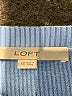 Ann Taylor LOFT 100% Cotton Blue Pullover Sweater Size XS - photo 7