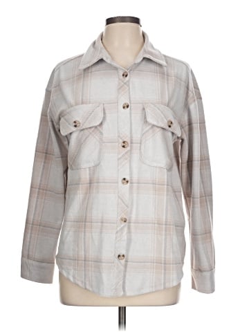 Ultra Flirt Long Sleeve Button-Down Shirt (view 1)