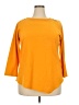 Rafaella Orange Pullover Sweater Size 2X - photo 1