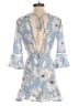 Aqua 100% Polyester Blue Romper Size XS - photo 2