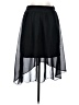 Maurices 100% Polyester Solid Black Formal Skirt Size XS - photo 1