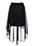 Maurices 100% Polyester Solid Black Formal Skirt Size XS - photo 2