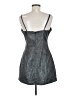 Luxxel 100% Polyester Metallic Silver Cocktail Dress Size M - photo 2
