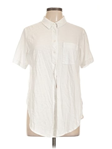 Theory Short Sleeve Button-Down Shirt (view 1)