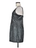 Luxxel 100% Polyester Metallic Silver Cocktail Dress Size M - photo 5