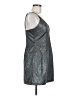 Luxxel 100% Polyester Metallic Silver Cocktail Dress Size M - photo 4