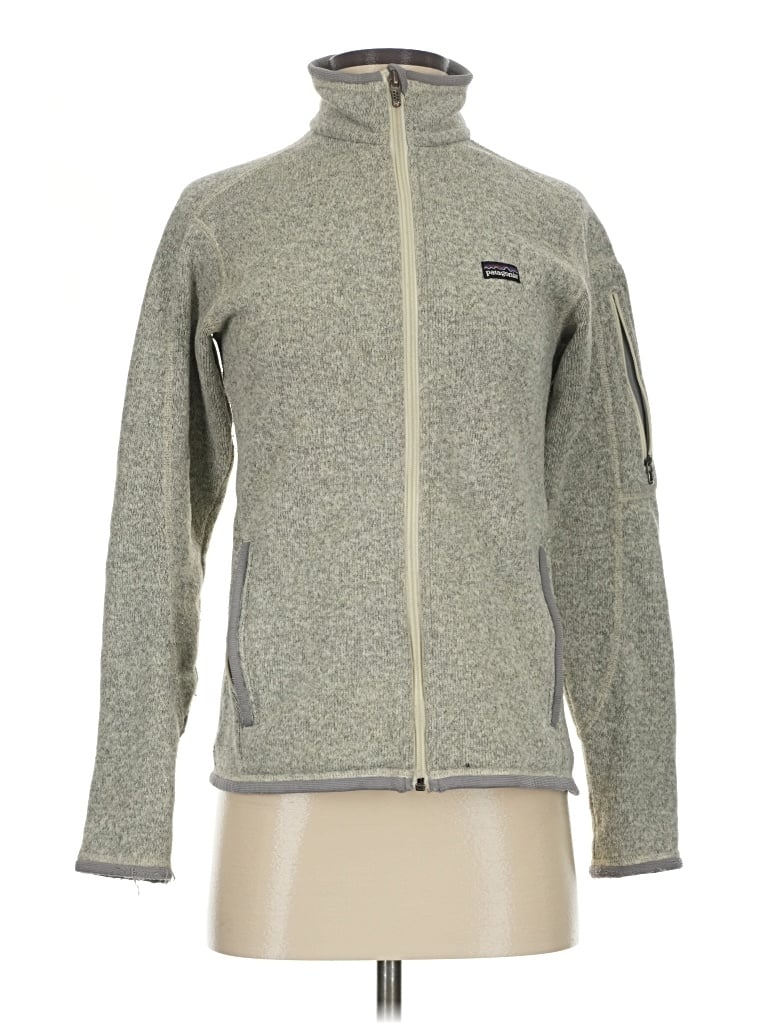 Pre-owned Patagonia Fleece Jacket In Gray