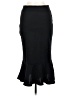 Shein 100% Polyester Solid Black Formal Skirt Size M - photo 2
