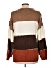 Angashion Color Block Brown Pullover Sweater Size L - photo 2