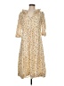BA&SH Print Yellow Casual Dress Size Med (2) - photo 1