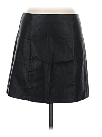 iris Faux Leather Skirt (view 1)