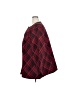 Catherines 100% Polyester Argyle Red Coat Size 5X - photo 5