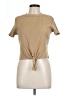 Shein Tan Short Sleeve T-Shirt Size L - photo 1