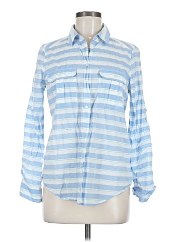 Express Long Sleeve Button-Down Shirt (view 1)