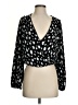 ASTR The Label 100% Polyester Black 3/4 Sleeve Blouse Size S - photo 1