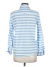 Express 100% Cotton Stripes Blue Long Sleeve Button-Down Shirt Size M - photo 2