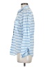 Express 100% Cotton Stripes Blue Long Sleeve Button-Down Shirt Size M - photo 5