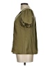 DKNY 100% Polyester Green Short Sleeve Blouse Size L - photo 5