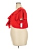 DressBarn Red Short Sleeve Top Size 22 - photo 5