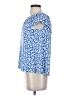 J.Jill Blue Short Sleeve Blouse Size S - photo 5