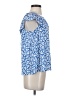 J.Jill Blue Short Sleeve Blouse Size S - photo 4