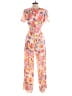 Lulus Floral Pink Jumpsuit Size XS - photo 2