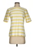 Talbots Stripes Yellow Short Sleeve Top Size S - photo 1