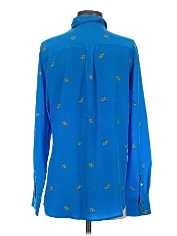C. Wonder Long Sleeve Silk Top (view 2)