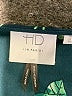 HD in Paris 100% Polyester Teal 3/4 Sleeve Blouse Size 0 - photo 7