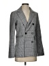 Polly Houndstooth Gray Blazer Size 4 - photo 1
