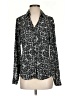 Express 100% Polyester Print Black Long Sleeve Blouse Size S - photo 1