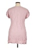Assorted Brands Pink Short Sleeve Blouse Size XL - photo 2