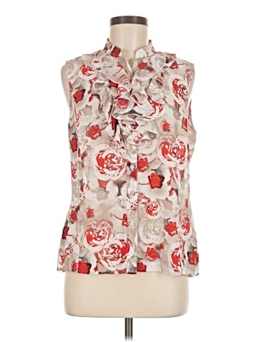 Tahari by ASL Sleeveless Blouse (view 1)