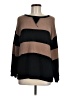 emerald Color Block Brown Pullover Sweater Size M - photo 1