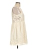 Chloe K 100% Rayon Solid Ivory Casual Dress Size L - photo 4