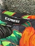 Express 100% Polyester Black Orange 3/4 Sleeve Blouse Size L (estimated) - photo 7