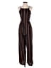 Xhilaration Stripes Brown Jumpsuit Size S - photo 1