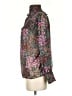 Biltmore 100% Polyester Floral Green Long Sleeve Blouse Size XS - photo 5