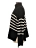 Gap 100% Cotton Stripes Black Turtleneck Sweater Size L (petite) - photo 5
